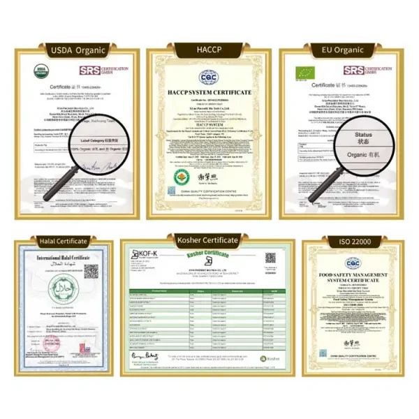 Day Natural Matcha Certification